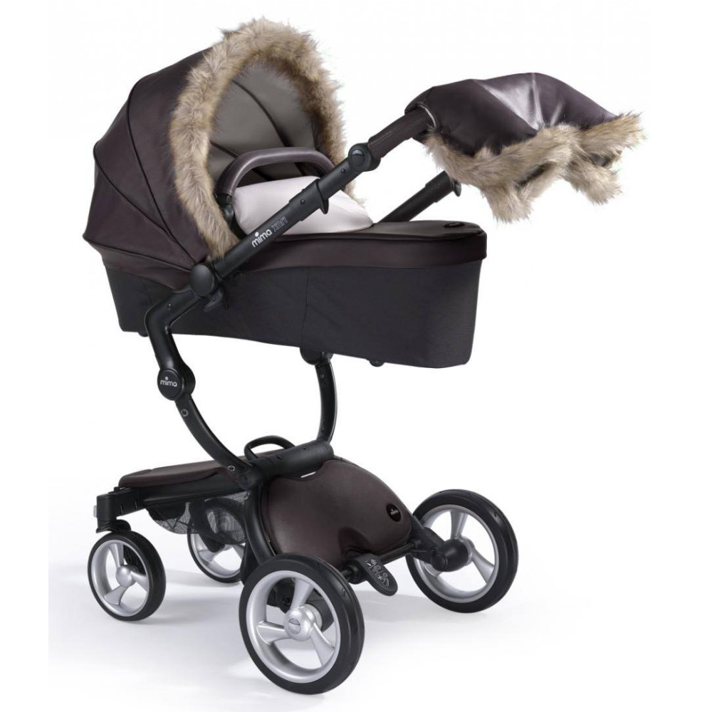 Зимовий набір з хутром Mima Xari Chocolate Brown