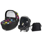 Peg Perego Elite Luxe - модульний набір для дитячої коляски Peg Perego (люлька Navetta Elite, автокрісло Primo Viaggio SL, сумка для мами Borsa) • Manri