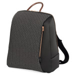Peg Perego Backpack - рюкзак для детской коляски Peg Perego, практичный, стильный, рюкзак для мамы и малыша с ковриком для пеленания • 500 (коричневый с линией)