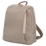 Peg Perego Backpack - рюкзак для дитячої коляски Peg Perego, практичний, стильний, рюкзак для мами та малюка з килимком для сповивання • Mon Amour (рожеве золото)