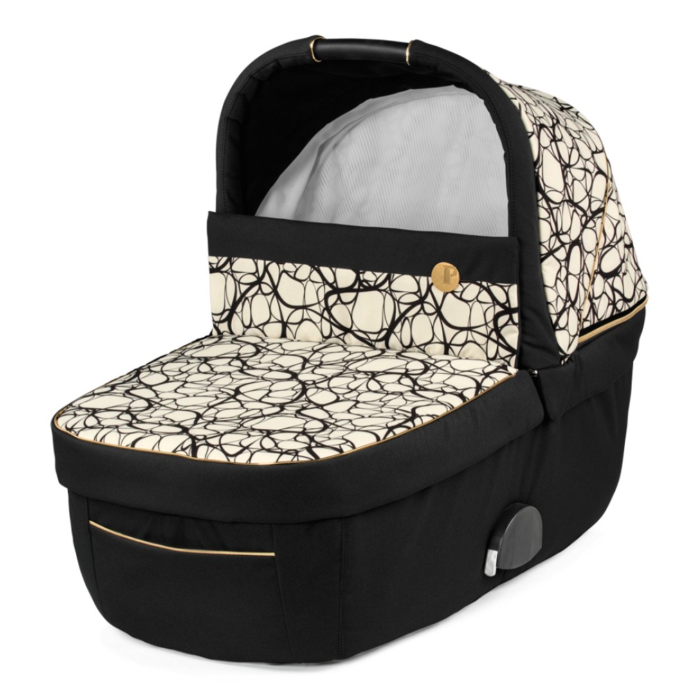 Peg Perego Culla Grande - люлька для дитячої коляски Peg Perego, простора люлька для новонароджених • Grafic Gold (графічне золото)