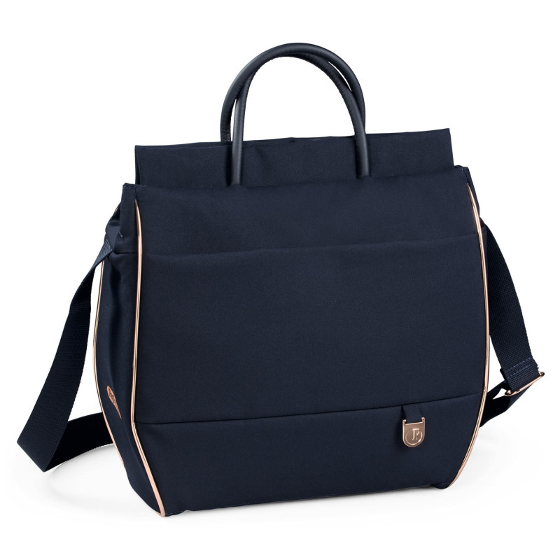 Peg Perego Borsa - стильна та функціональна сумка для дитячої коляски Peg Perego, сумка для мами та малюка •  Blue Shine