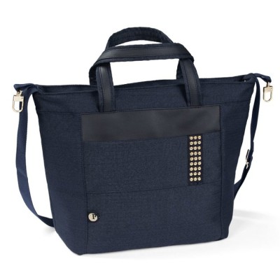 Peg Perego Borsa - стильная и функциональная сумка для детской коляски Peg Perego, сумка для мамы и малыша • Rock Navy
