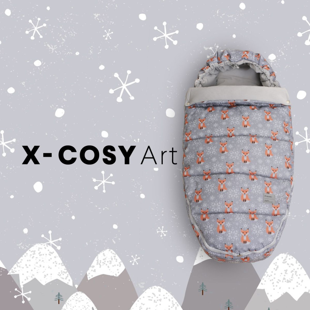 Конверт X-lander X-Cosy Art Winter Foxes Конверт X-lander X-Cosy Art Winter Foxes