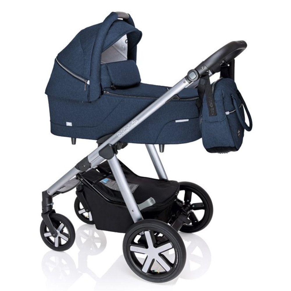 Коляска 2 в 1 Baby Design Husky NR 2020 03 Navy