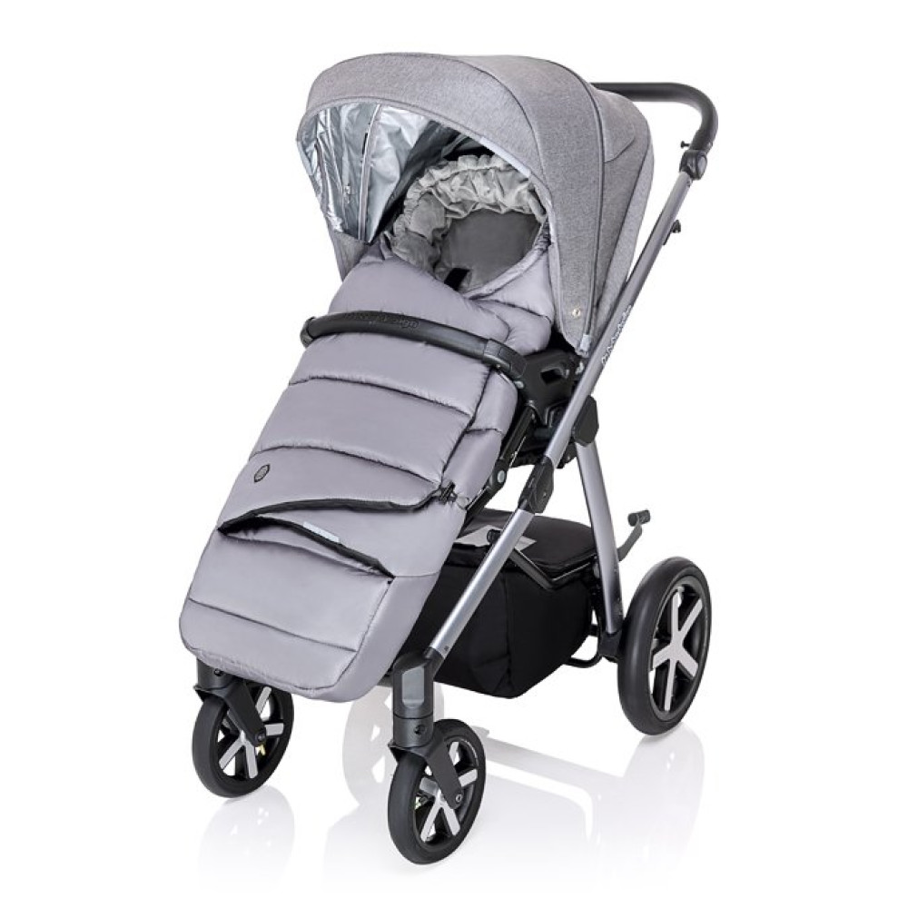 Коляска 2 в 1 Baby Design Husky NR 2020 03 Navy