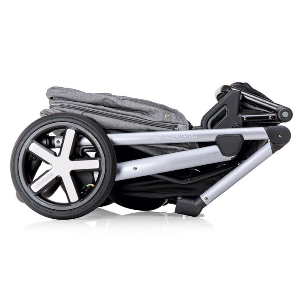 Коляска 2 в 1 Baby Design Husky NR 2020 03 Navy