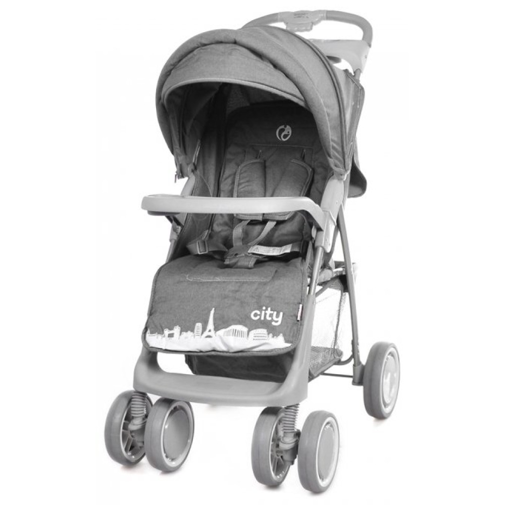 Коляска-книжка Babycare City BC-5201 Grey (Бебикеа Сіті)