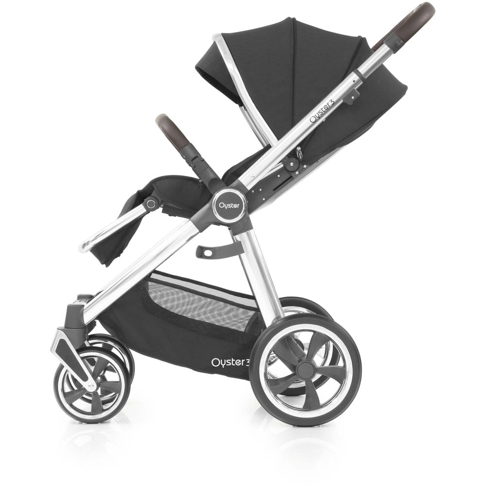 Прогулянкова коляска BabyStyle Oyster 3 Caviar / Mirror