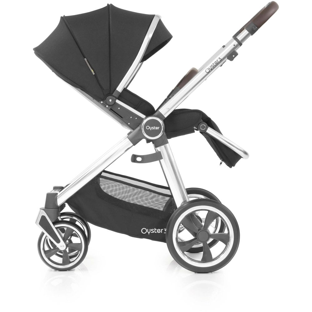 Прогулянкова коляска BabyStyle Oyster 3 Caviar / Mirror