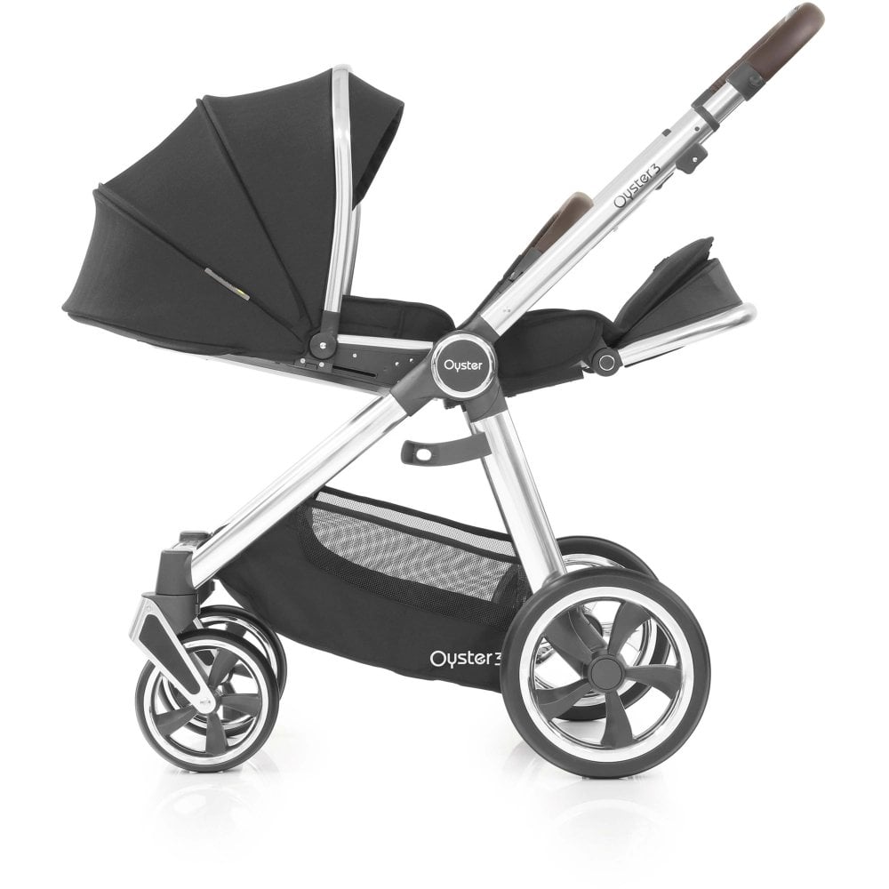 Прогулянкова коляска BabyStyle Oyster 3 Caviar / Mirror