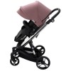 Коляска 2 в 1 Bair Electra B-touch system BE-04 dark-pink