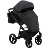 Коляска 2 в 1 Bair Kiwi Soft BKS-00/22 черный - светло-серый