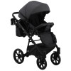 Коляска 2 в 1 Bair Kiwi Soft BKS-00/22 черный - светло-серый