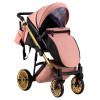 Коляска 2 в 1 Bair Leo Rino Gold Collection ZR-46