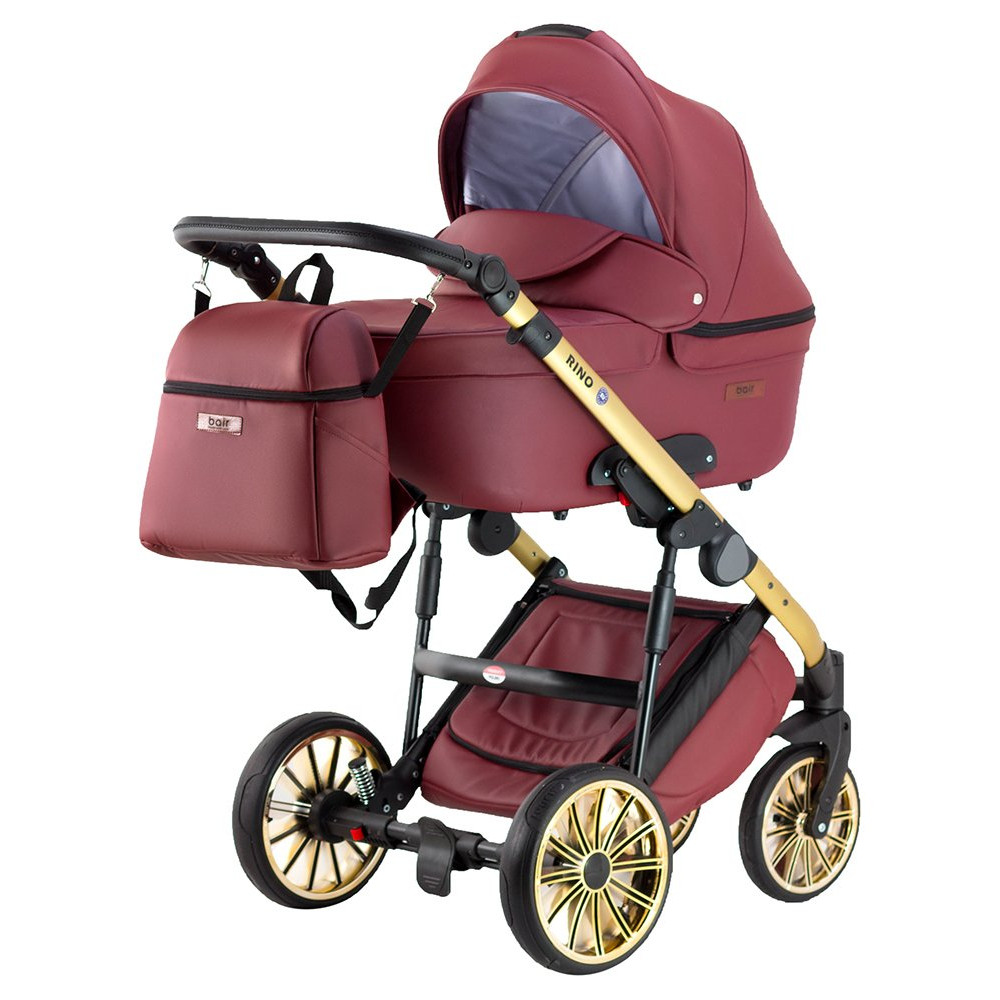 Коляска 2 в 1 Bair Leo Rino Gold Collection ZR-70