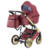 Коляска 2 в 1 Bair Leo Rino Gold Collection ZR-70