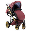 Коляска 2 в 1 Bair Leo Rino Gold Collection ZR-70