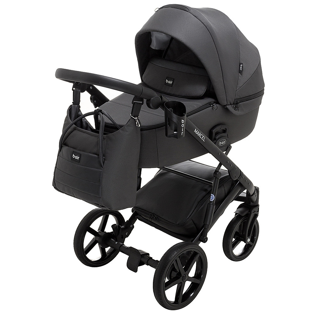 Коляска 2 в 1 Bair Marcel Soft BM-219 графит