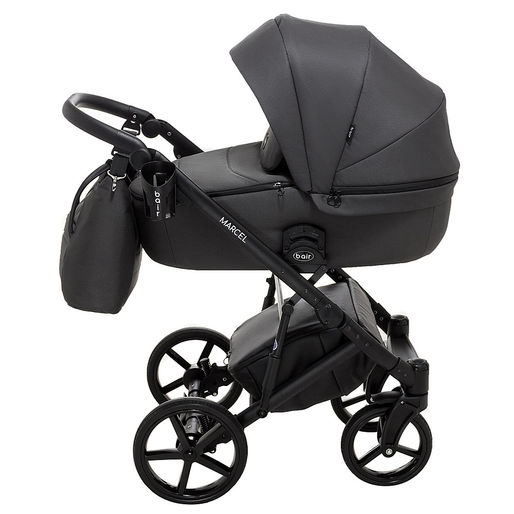Коляска 2 в 1 Bair Marcel Soft BM-219 графит