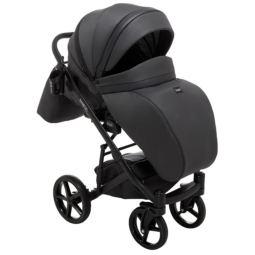 Коляска 2 в 1 Bair Marcel Soft BM-219 графит