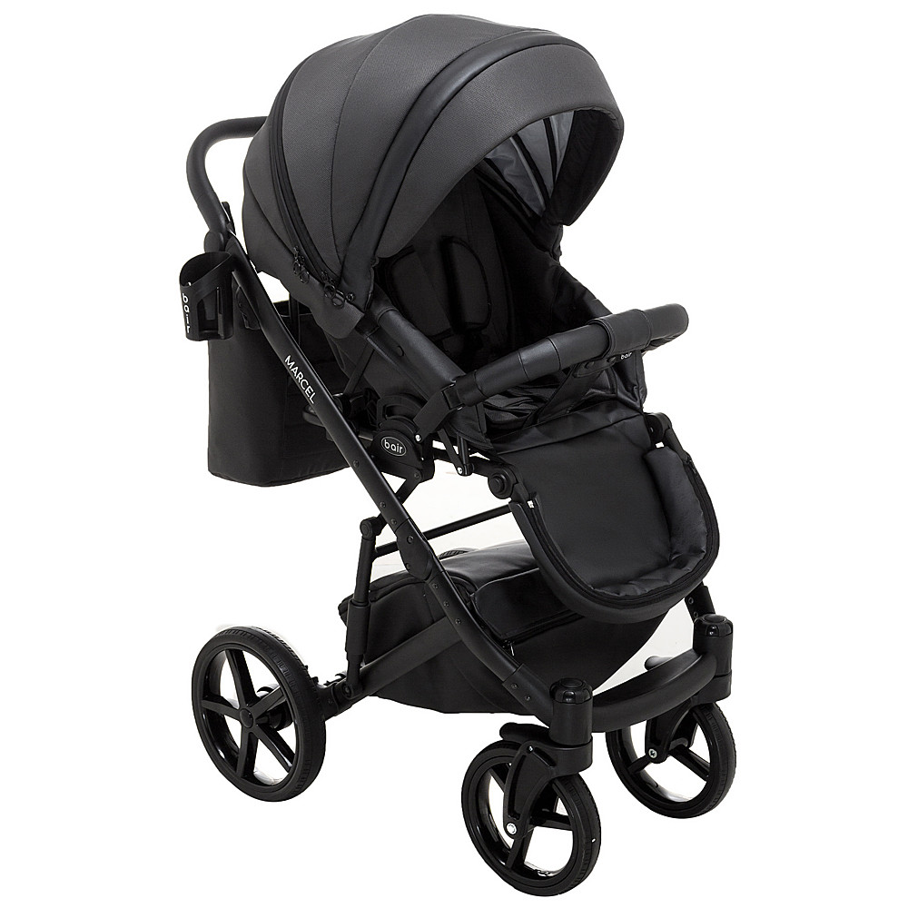 Коляска 2 в 1 Bair Marcel Soft BM-219 графит