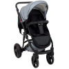 Коляска 2 в 1 Bair Mirello Plus кожа 100% MP-32 серый перламутр - черный