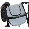 Коляска 2 в 1 Bair Mirello Plus кожа 100% MP-32 серый перламутр - черный