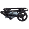 Коляска 2 в 1 Bair Mirello Plus кожа 100% MP-32 серый перламутр - черный