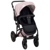 Коляска 2 в 1 Bair Mirello Plus кожа 100% MP-02 розовый перламутр - черный