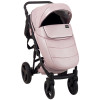 Коляска 2 в 1 Bair Mirello Plus кожа 100% MP-02 розовый перламутр - черный