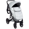 Коляска 2 в 1 Bair Mirello Plus кожа 100% MP-31 серебро перламутр - черный