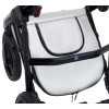 Коляска 2 в 1 Bair Mirello Plus кожа 100% MP-31 серебро перламутр - черный