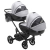 Коляска для двойни Bair Next Duo Soft 31 серый