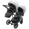 Коляска для двойни Bair Next Duo Soft 31 серый