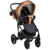 Коляска 2 в 1 Bair Polo (Black) кожа 100% 28