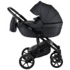 Коляска 2 в 1 Bair Polo (Black) кожа 100% 32