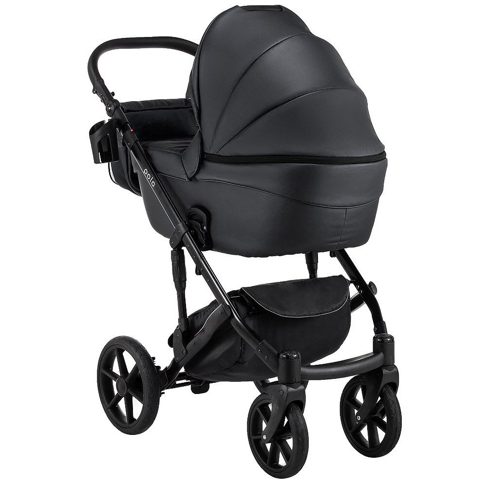 Коляска 2 в 1 Bair Polo (Black) кожа 100% 32 Коляска 2 в 1 Bair Polo (Black) кожа 100% 32