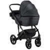Коляска 2 в 1 Bair Polo (Black) кожа 100% 32