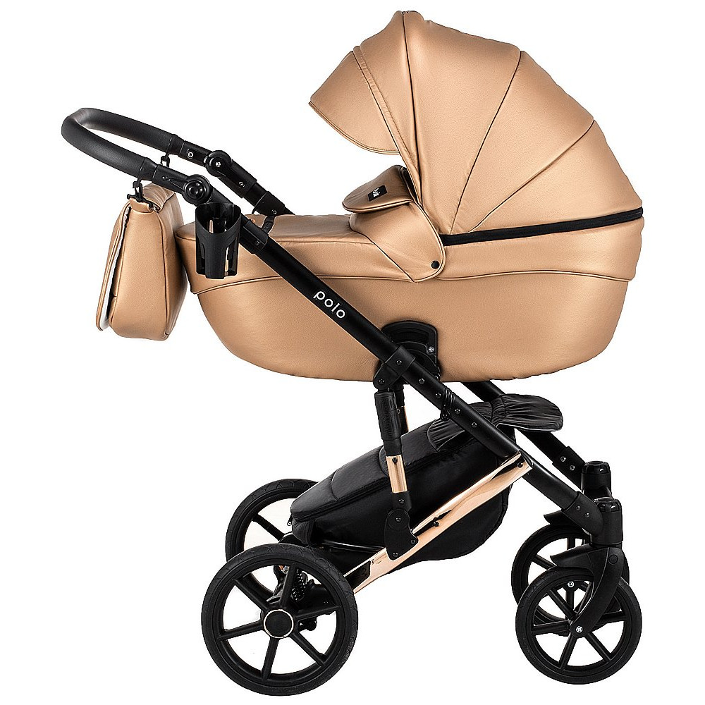 Коляска 2 в 1 Bair Polo (Cooper) кожа 100% 26C капучино Коляска 2 в 1 Bair Polo (Cooper) кожа 100% 26C капучино