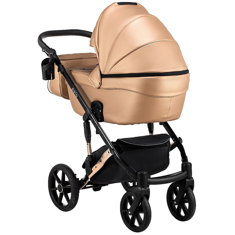 Коляска 2 в 1 Bair Polo (Cooper) кожа 100% 26C капучино Коляска 2 в 1 Bair Polo (Cooper) кожа 100% 26C капучино