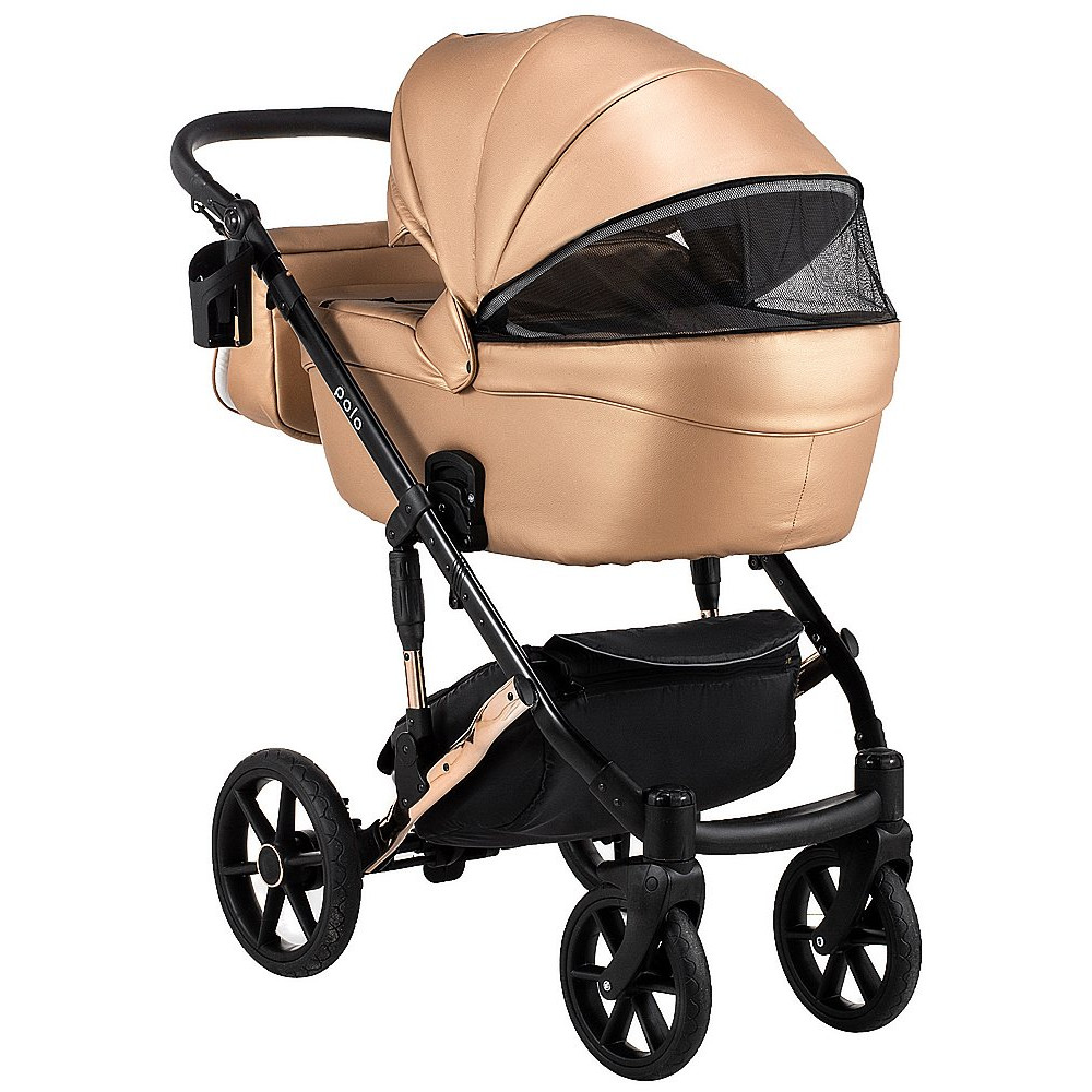 Коляска 2 в 1 Bair Polo (Cooper) кожа 100% 26C капучино Коляска 2 в 1 Bair Polo (Cooper) кожа 100% 26C капучино