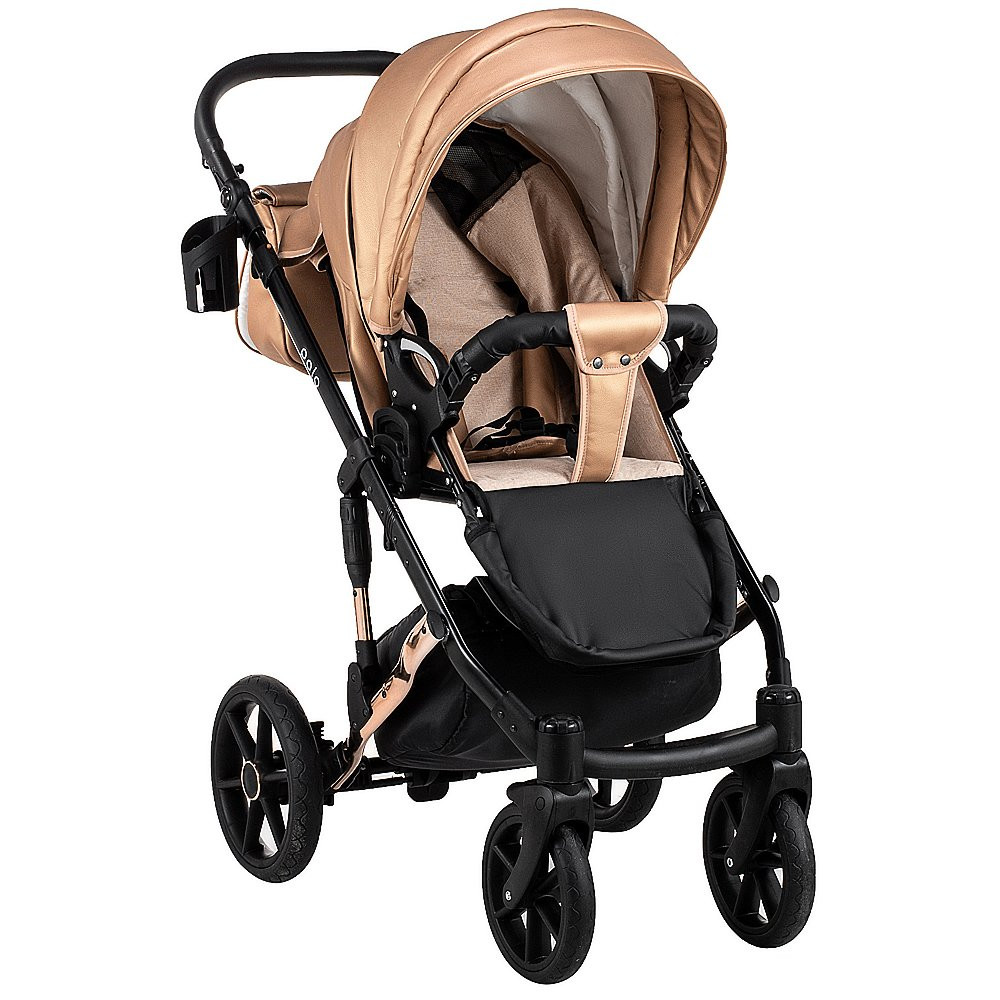Коляска 2 в 1 Bair Polo (Cooper) кожа 100% 26C капучино Коляска 2 в 1 Bair Polo (Cooper) кожа 100% 26C капучино