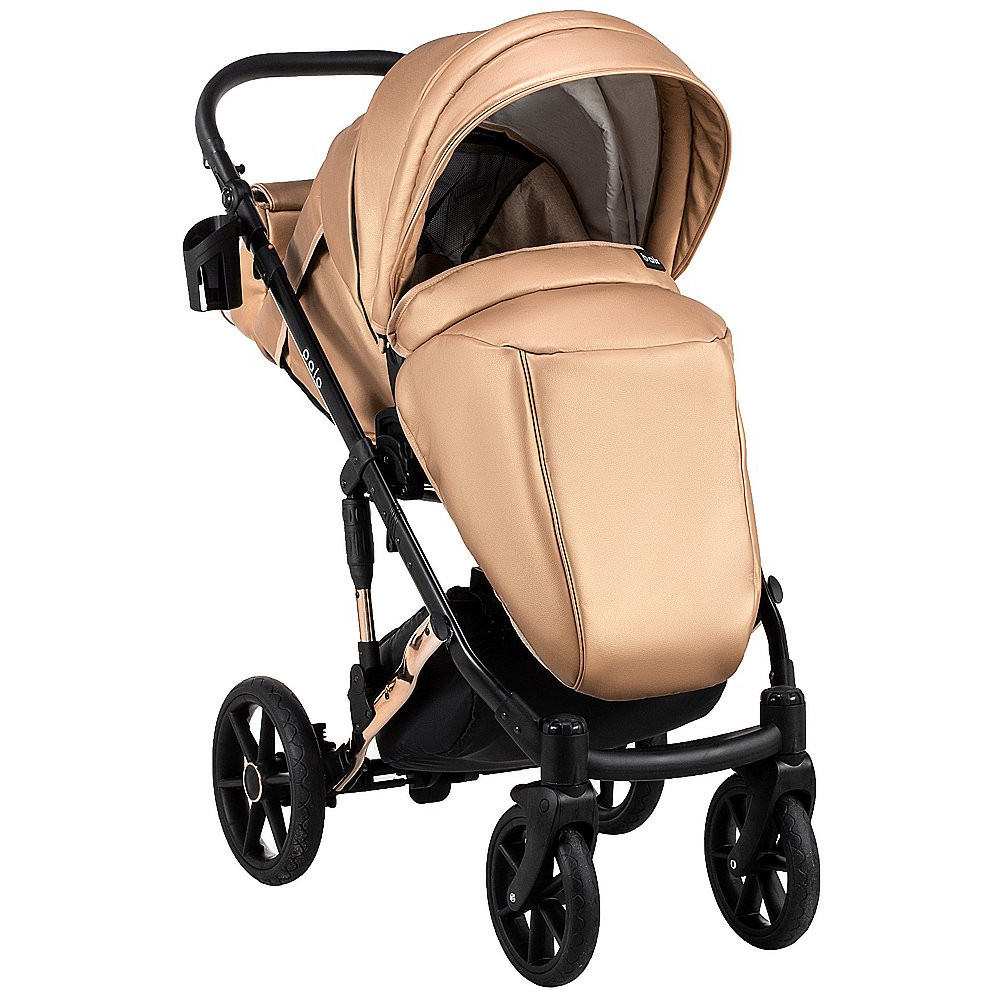 Коляска 2 в 1 Bair Polo (Cooper) кожа 100% 26C капучино Коляска 2 в 1 Bair Polo (Cooper) кожа 100% 26C капучино