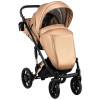 Коляска 2 в 1 Bair Polo (Cooper) кожа 100% 26C капучино