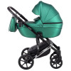 Коляска 2 в 1 Bair Polo (Silver) кожа 100% 29S