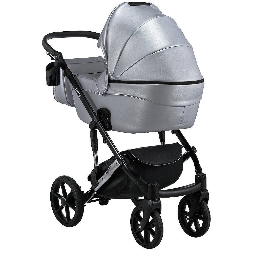 Коляска 2 в 1 Bair Polo (Silver) кожа 100% 31S Коляска 2 в 1 Bair Polo (Silver) кожа 100% 31S