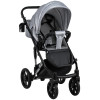Коляска 2 в 1 Bair Polo (Silver) кожа 100% 31S