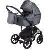 Коляска 2 в 1 Bair Polo (Silver) кожа 100% 33S