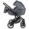 Коляска 2 в 1 Bair Polo (Silver) кожа 100% 33S